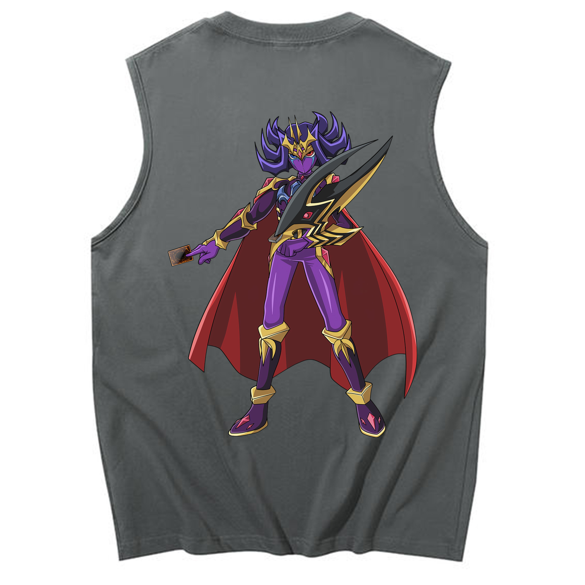 （画像用） 遊☆戯☆王 Yu-Gi-Oh! コットン100％タンクトップ（背面プリント）